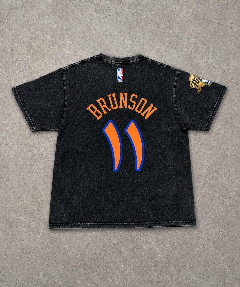 New York Arabic Basketball Tee - Limited Drop back design
